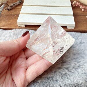 Gorgeous Clear Quartz Pyramid Carving (SKU CP3)